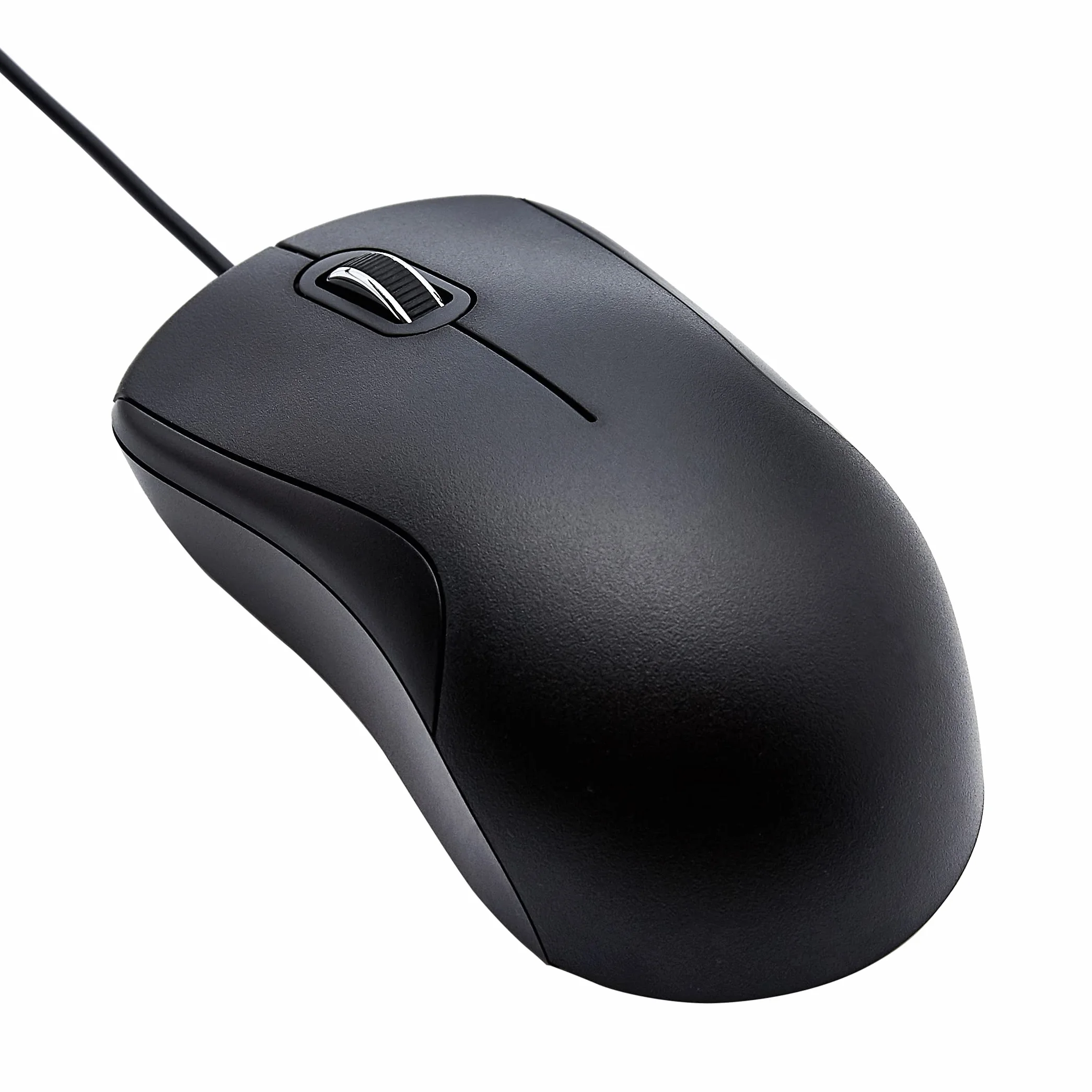 Amazon Basics Souris filaire USB 3 boutons silencieuse noire