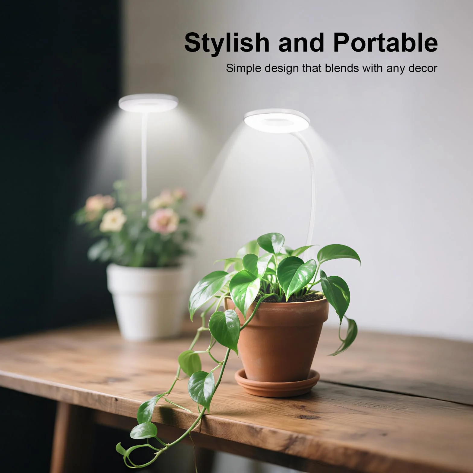 Lampe Horticole LED Spectre Complet 10W 56 LED Grow Light pour Plantes Intérieur