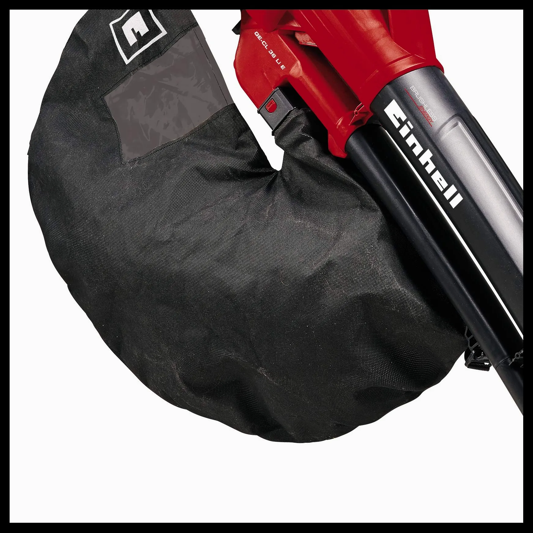 Einhell Aspirateur de Feuilles sans Fil GE-CL 36 Li E-Solo | PXC | 36 V | vitesse d’air 210 km/h | moteur Brushless | sac 45 L | sangle de transport | sans batterie