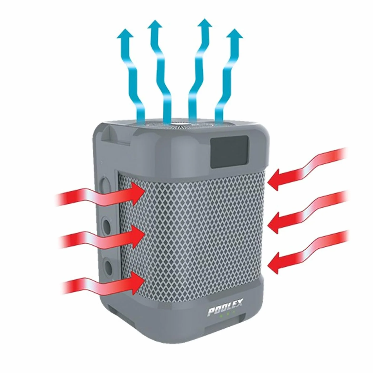 POOLEX Pompe à Chaleur Q-Line 5 Full Inverter 5kW 20-35 m3 Chauffage Refroidissement