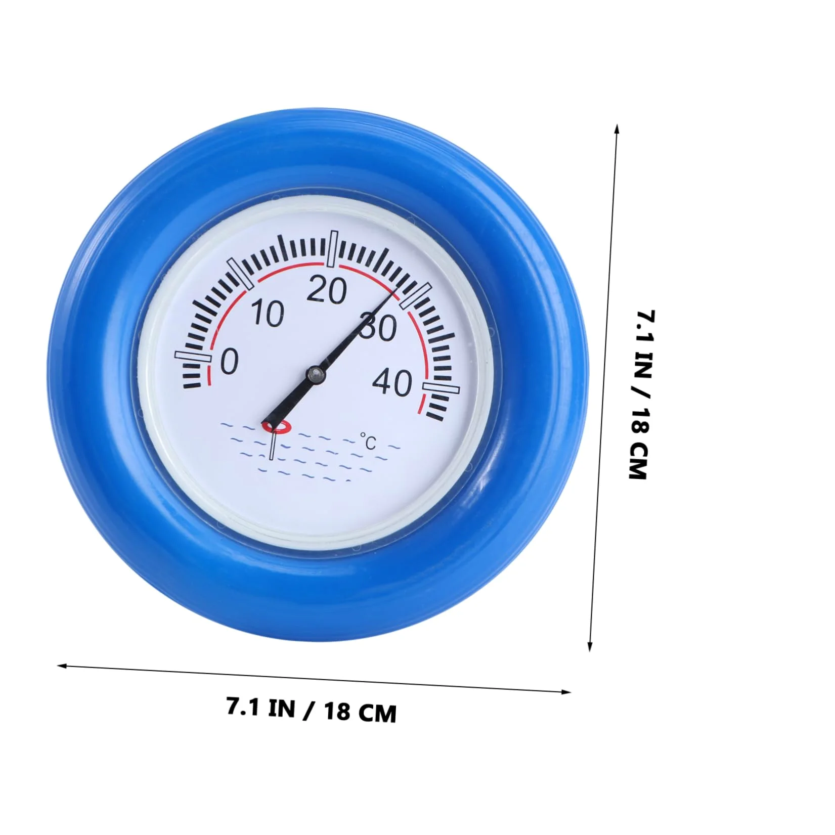 Toddmomy Thermomètre Piscine Flottant Testeur Température Eau Bleu Pour Piscine Spa Aquarium Bassin Poisson