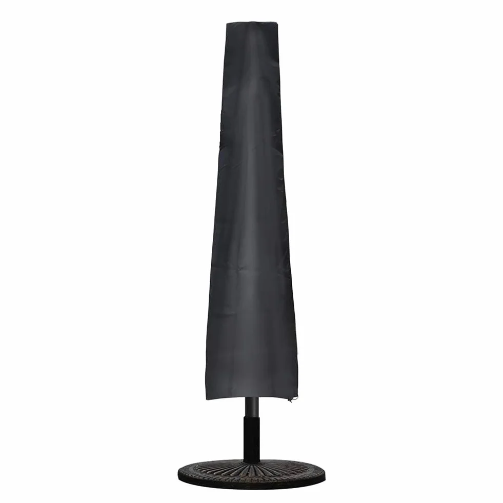 Housse de protection parasol déporté imperméable fermeture éclair 2,1 m à 3,4 m extérieur résistant aux déchirures