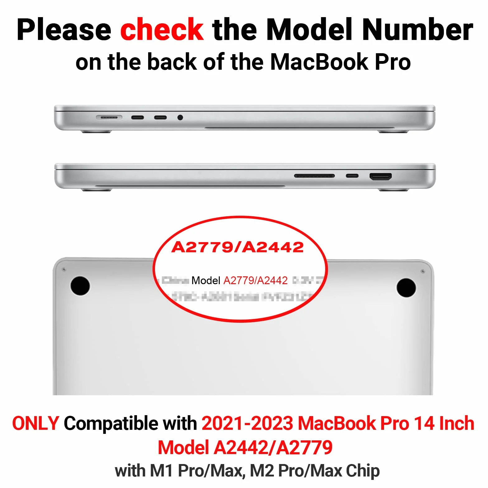 TECOOL Coque MacBook Pro 14 Pouces M5 M4 M3 M2 M1 Pro Max 2021-2026 Protection Rigide en Plastique Transparente