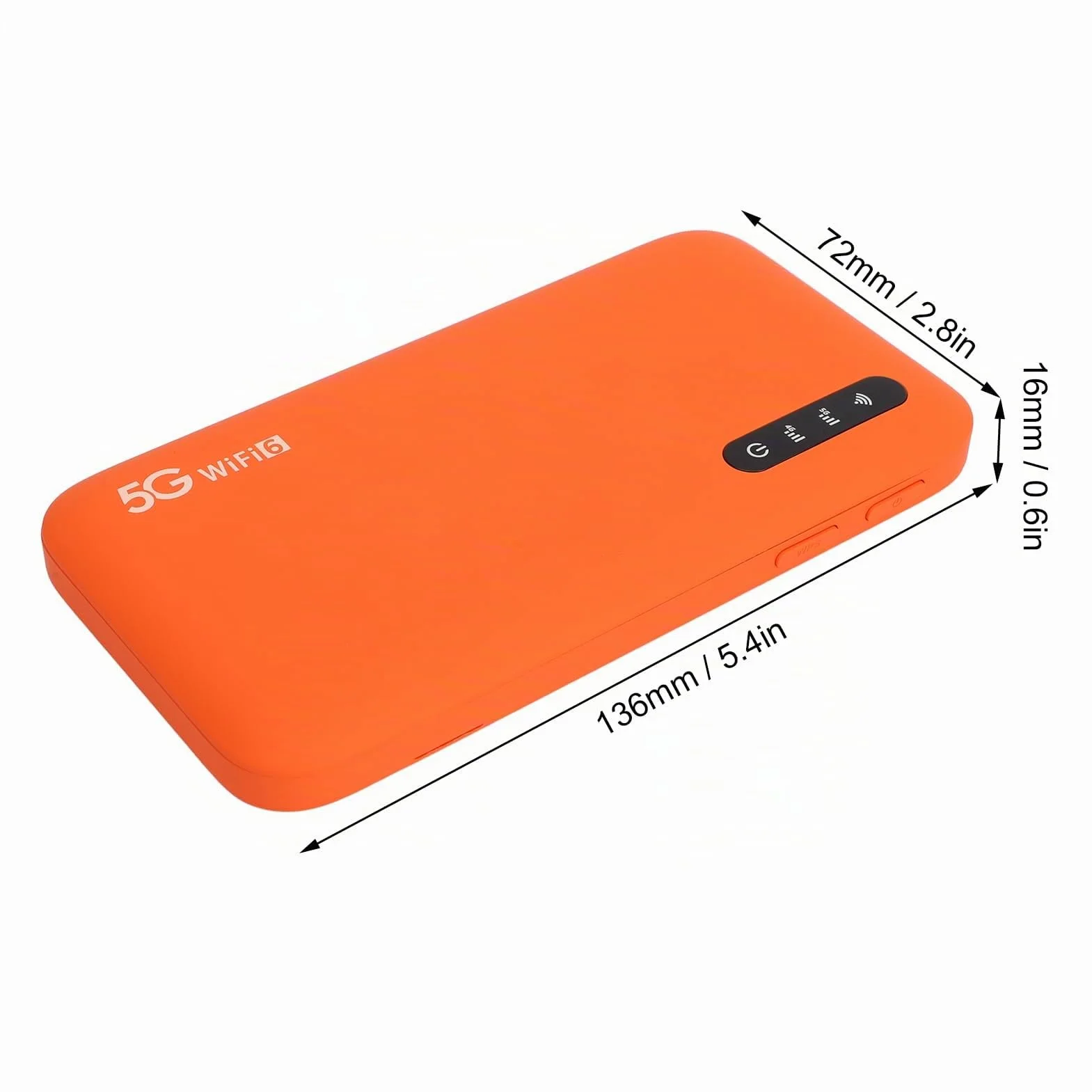 Goshyda Routeur WiFi 5G Portable avec Batterie 6100 mAh, Modem Mobile 5G pour Voyages