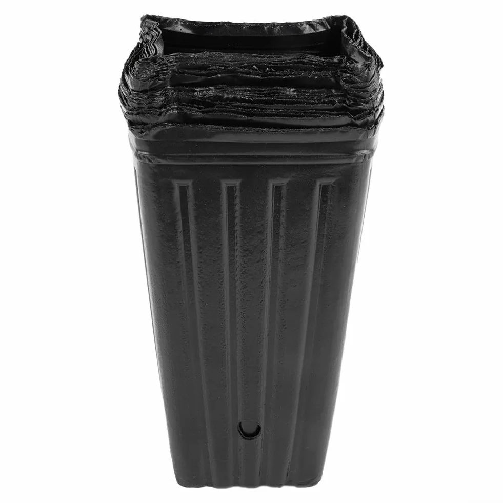Pots profonds en plastique pour arbres avec drainage Lot de 20