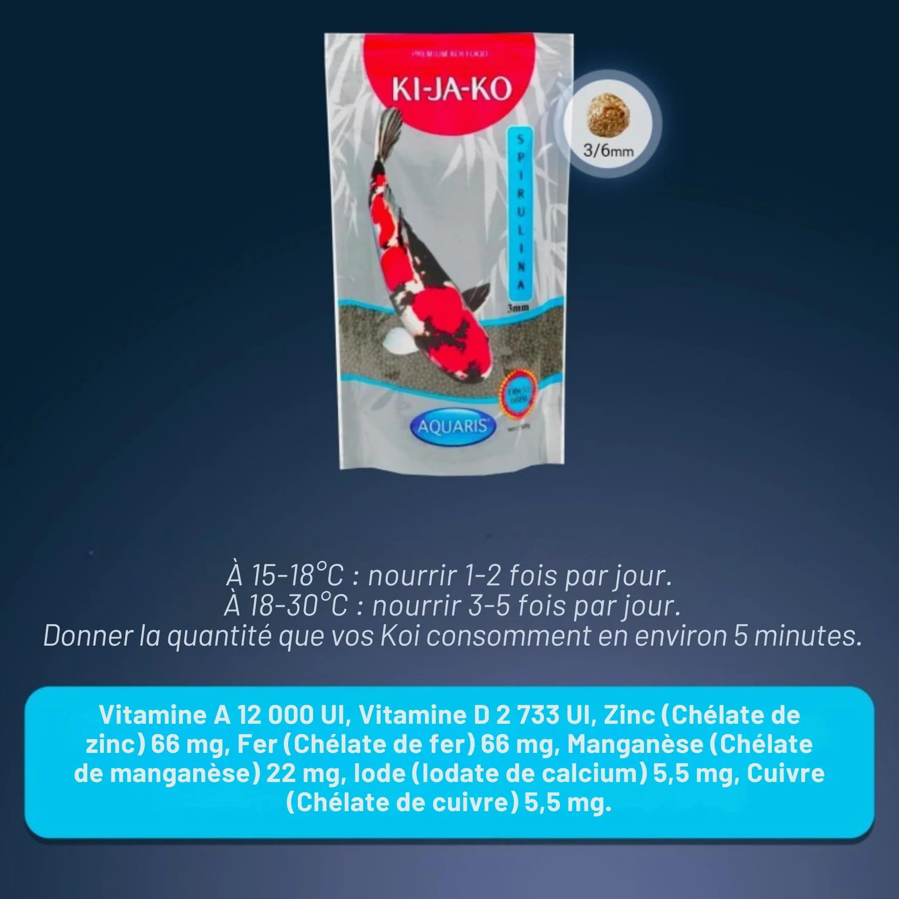 Spirulina Plus Nourriture pour Poissons caroténoïdes Riches en caroténoïdes 10 kg/6 mm – avec capsanthine et astaxanthine et forplus (algues Riches en oméga-3)