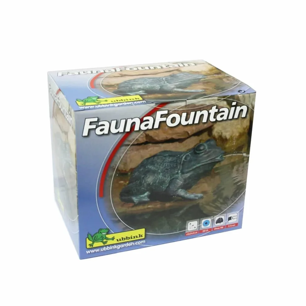 Ubbink Gargouille pour Bassin Petite Grenouille, Gris, 12cm