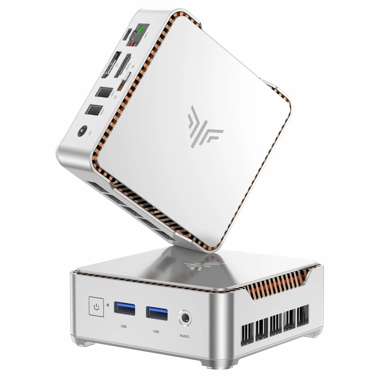NiPoGi Essenx E2 Mini PC Intel Alder Lake-N97 16 Go DDR4 1024 Go SSD M.2 Double WiFi LAN 1000 Mbps HDMI 2.0 DP 4K