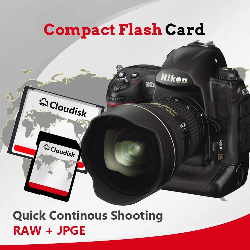 CompactFlash CF 2.0 4GB Carte Mémoire pour Appareil Photo Reflex Numérique