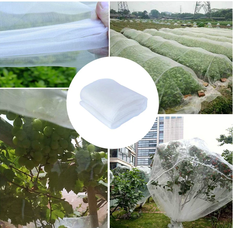 APOE Filet de Protection Potager Filet Anti Insectes Jardin pour Protection Légumes Plantes Fruits Fleurs Cultures Vergers, Solution idéale pour Une Bonne Récolte, 2m × 30m