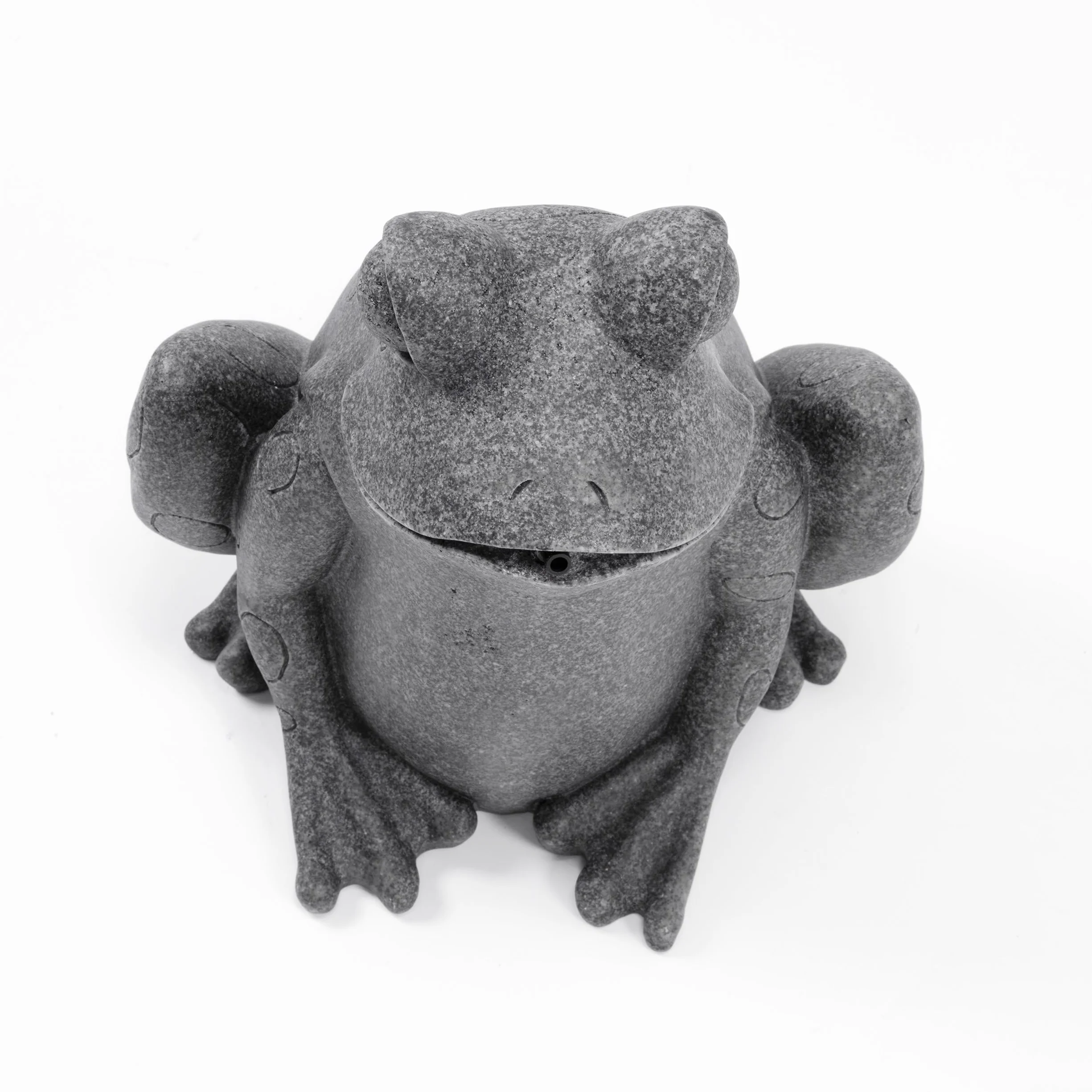 Esotec Kit gargouille solaire grenouille assise pompe solaire statue de jardin fontaine extérieure hauteur 30 cm