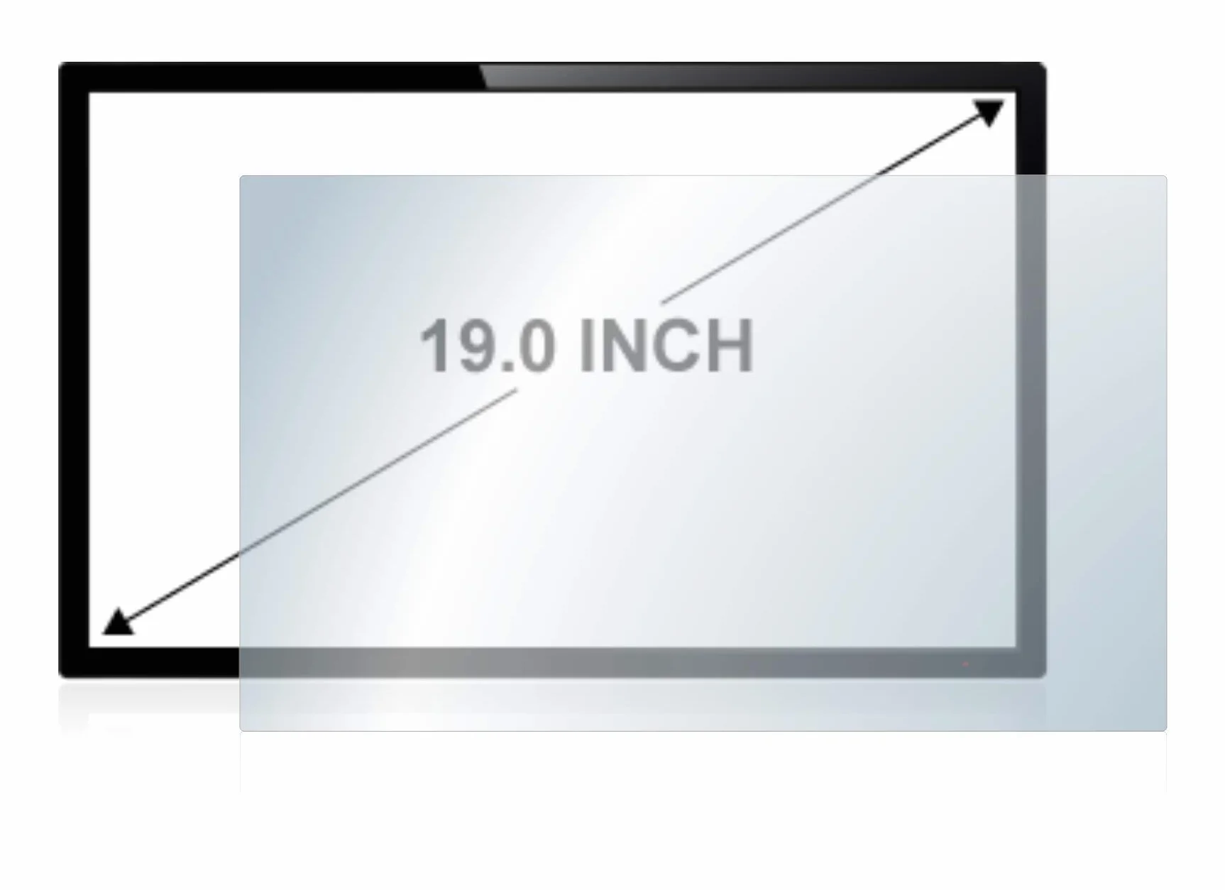 brotect 19" Protection Ecran PC tactile 19,0 pouces (48.3 cm) Film Ultra Clair