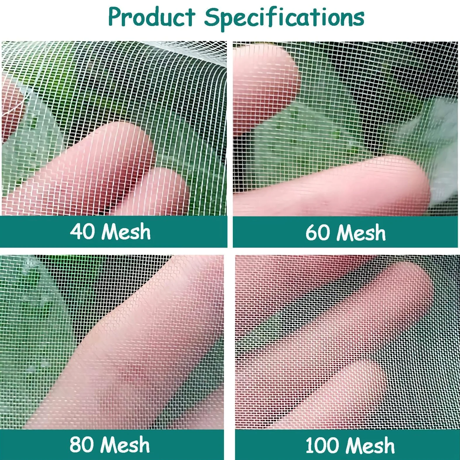 Filet Anti Insecte,6 * 7m Filets pour Jardin, Filet Anti Insecte Potager, Maille Fine Anti Oiseaux en Maille pour la Protection des Graines,Plantes, Fleurs, Légumes et Fruits