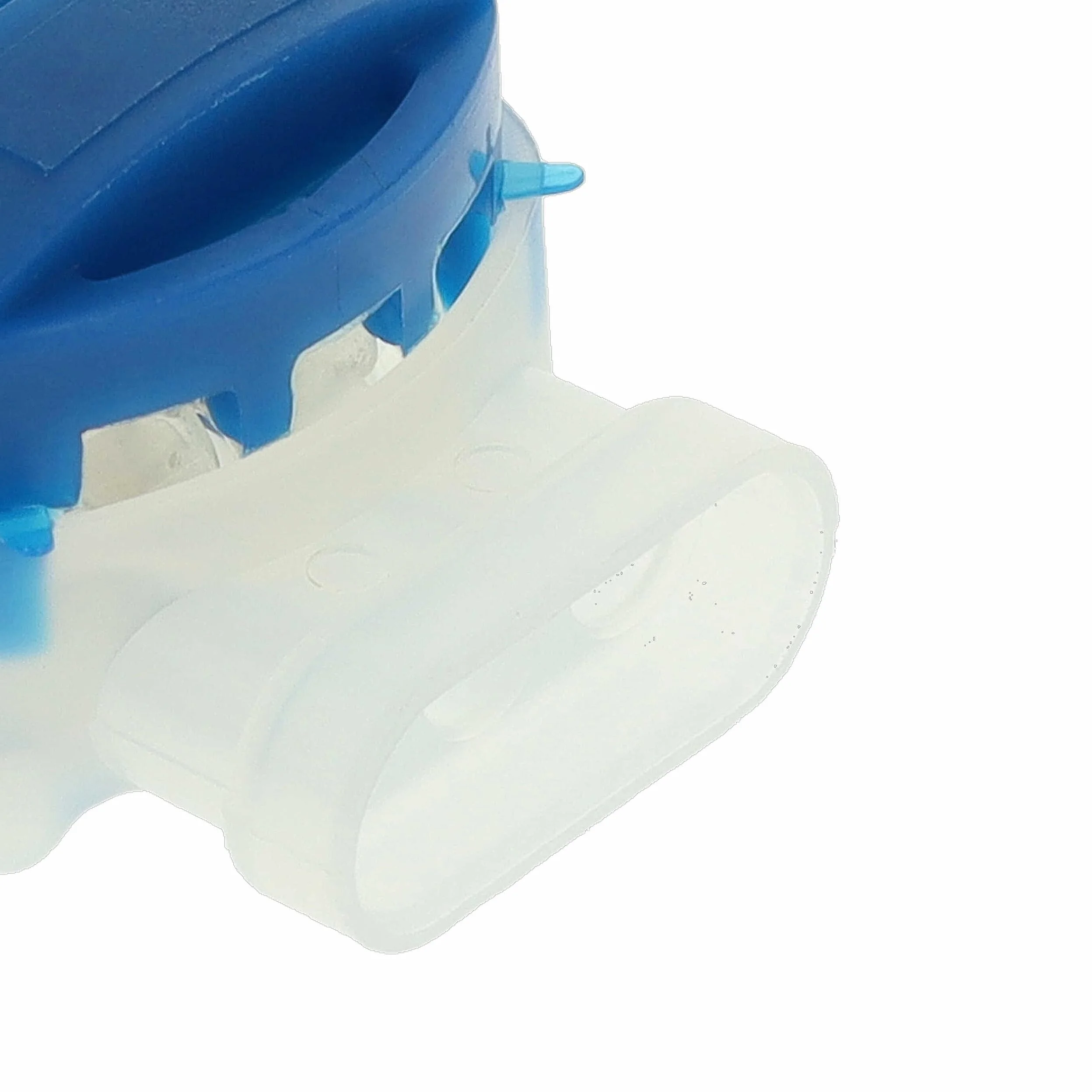 vhbw 20x connecteurs pour câble périphérique compatible avec Bosch Indego 1200 Connect robots de pelouse - Serre-câbles, étanches transparent/bleu