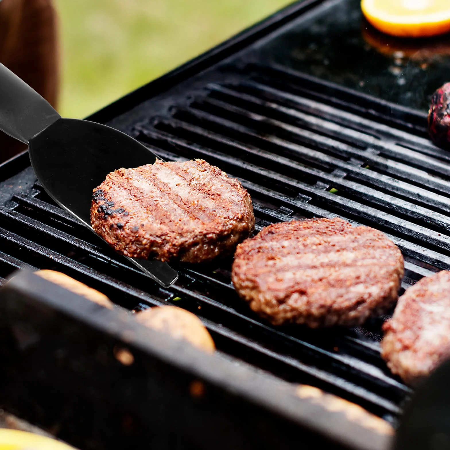 George Foreman Lot de 2 Spatules Universelles pour Barbecue en Nylon Résistant à la Chaleur