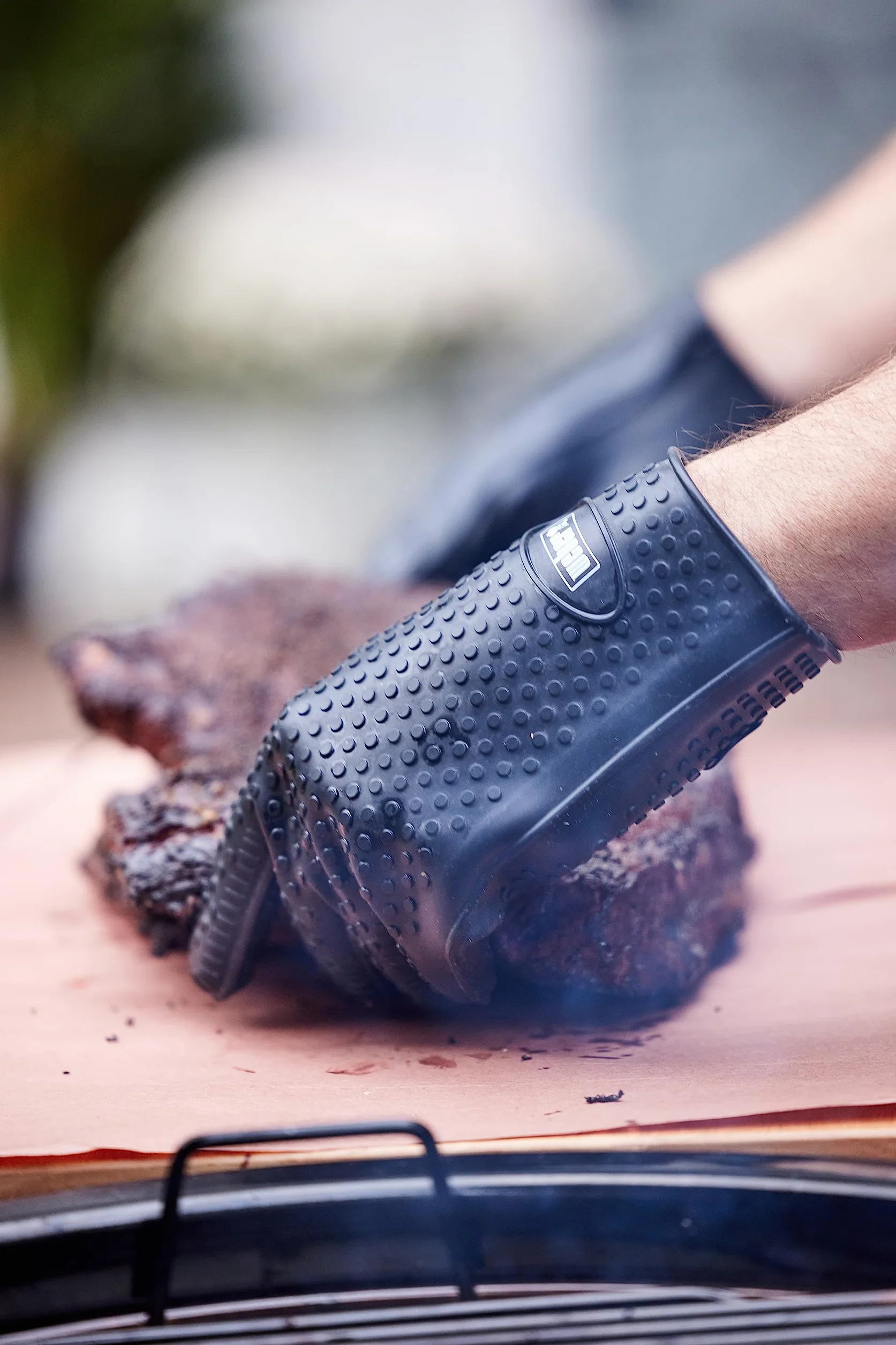 Weber Gants barbecue silicone résistants chaleur eau alimentaire Noir 7017