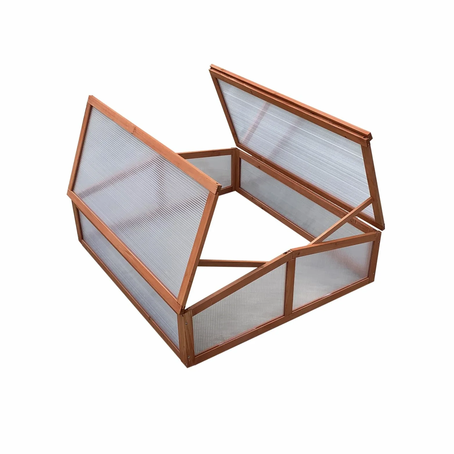 Gardiun Wooden Serre en bois/polycarbonate 82 X 90 X 32 cm multicolore