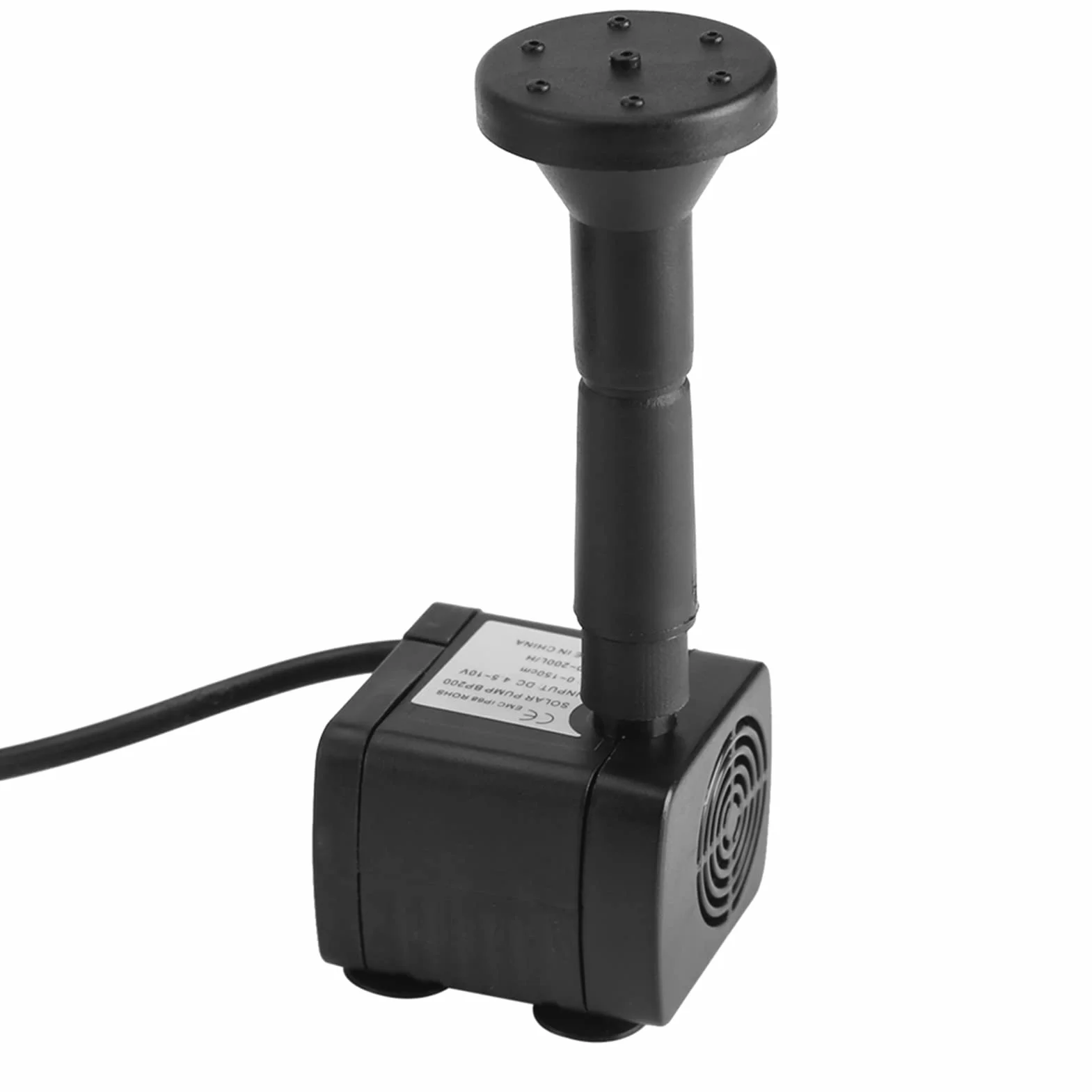 Pompe de Fontaine Solaire 9V 1.8W Panneau Solaire Alimenté Kit d'Arrosage pour Bassin Exterieur