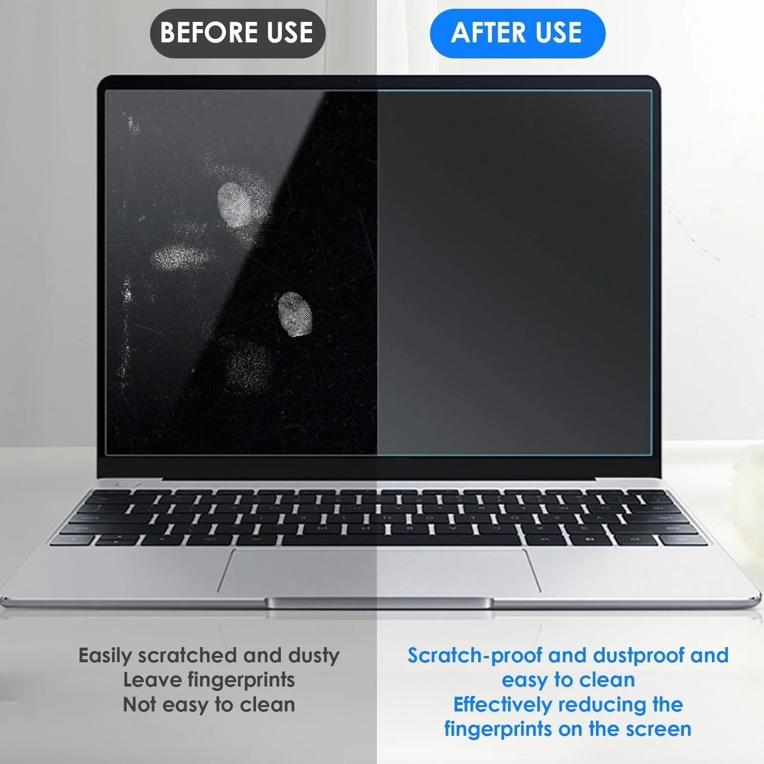 Lot de 3 Protection D'écran pour MacBook Air 13 Pouces 2018-2021 M1 A2337 A2179 A1932 et MacBook Pro 13 Pouces M1 M2 A2889 A2251 A2338 A2159 A1706 A1708 A1989