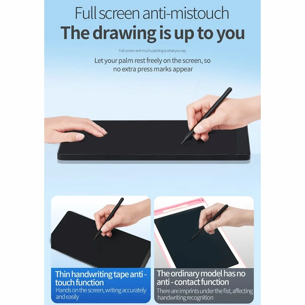 LCD Tablette d'Écriture 6,5 Pouces Plein Écran Superfine Planche à Dessin Bloc-Notes Électronique Éducatif
