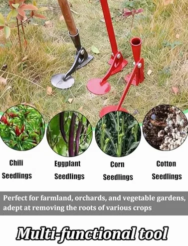 Arracheur de Racines Robuste avec poignée, arrache-souches à Levier facilitant l'extraction des Mauvaises Herbes pour poteaux de clôture et Jardin.