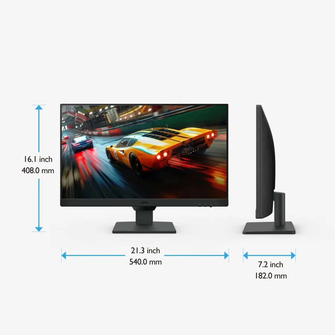 BenQ GW2490E 24 Pouces Écran Gaming 100Hz 1920x1080p IPS 2X HDMI DisplayPort Brightness Intelligence Haut-Parleur intégré