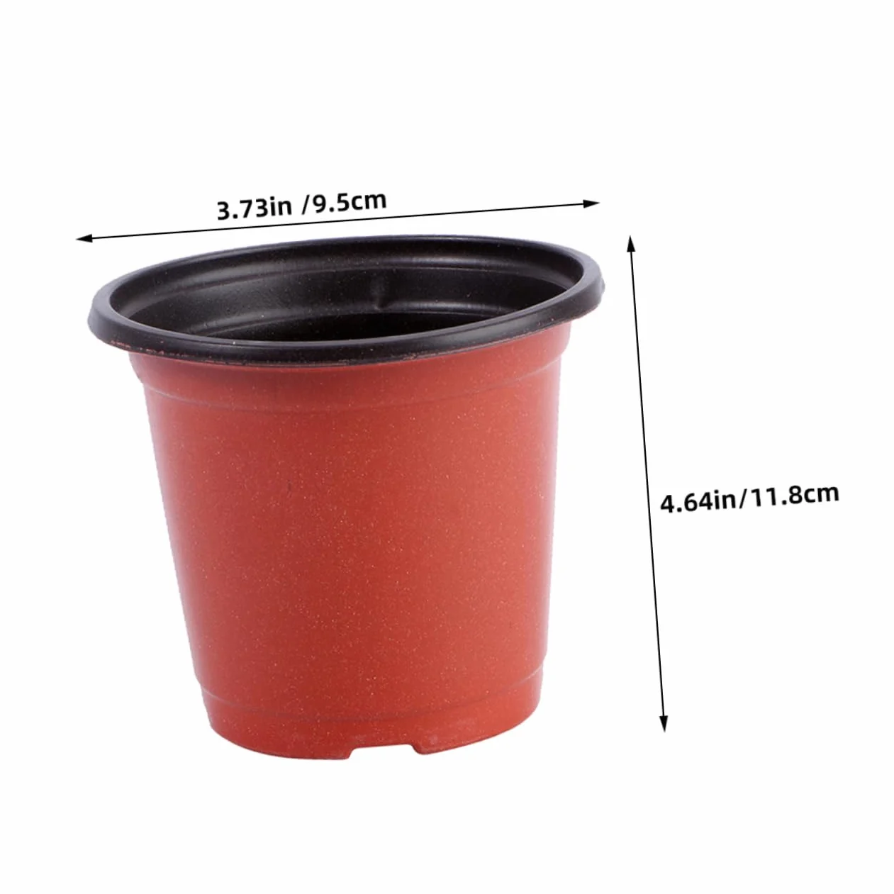 Gatuida 120 Pots pour Semis avec Drainage, Pots de Fleurs Plastique Légers pour Plantes Succulentes et Extérieur