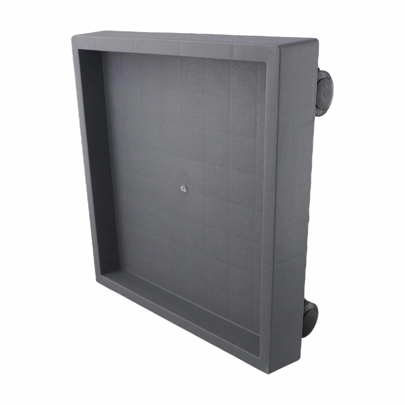 Plateau robuste pour pot de fleurs carré à roulettes 27 cm intérieur/extérieur