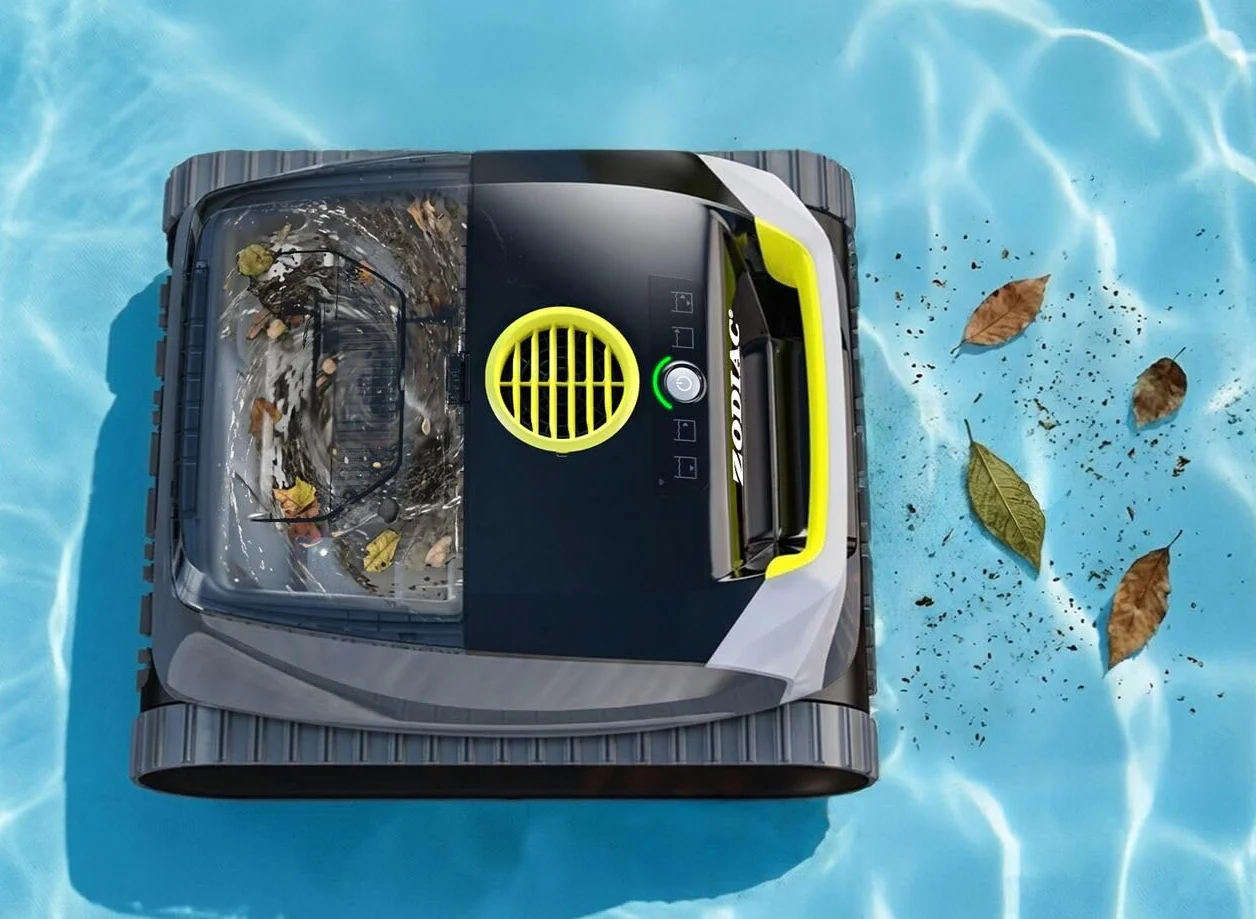 Zodiac Freedom Lite Robot de Piscine sans Fil avec Batterie au Lithium, Nettoyage Sol Parois Ligne d'Eau, Double Filtration 3 Heures