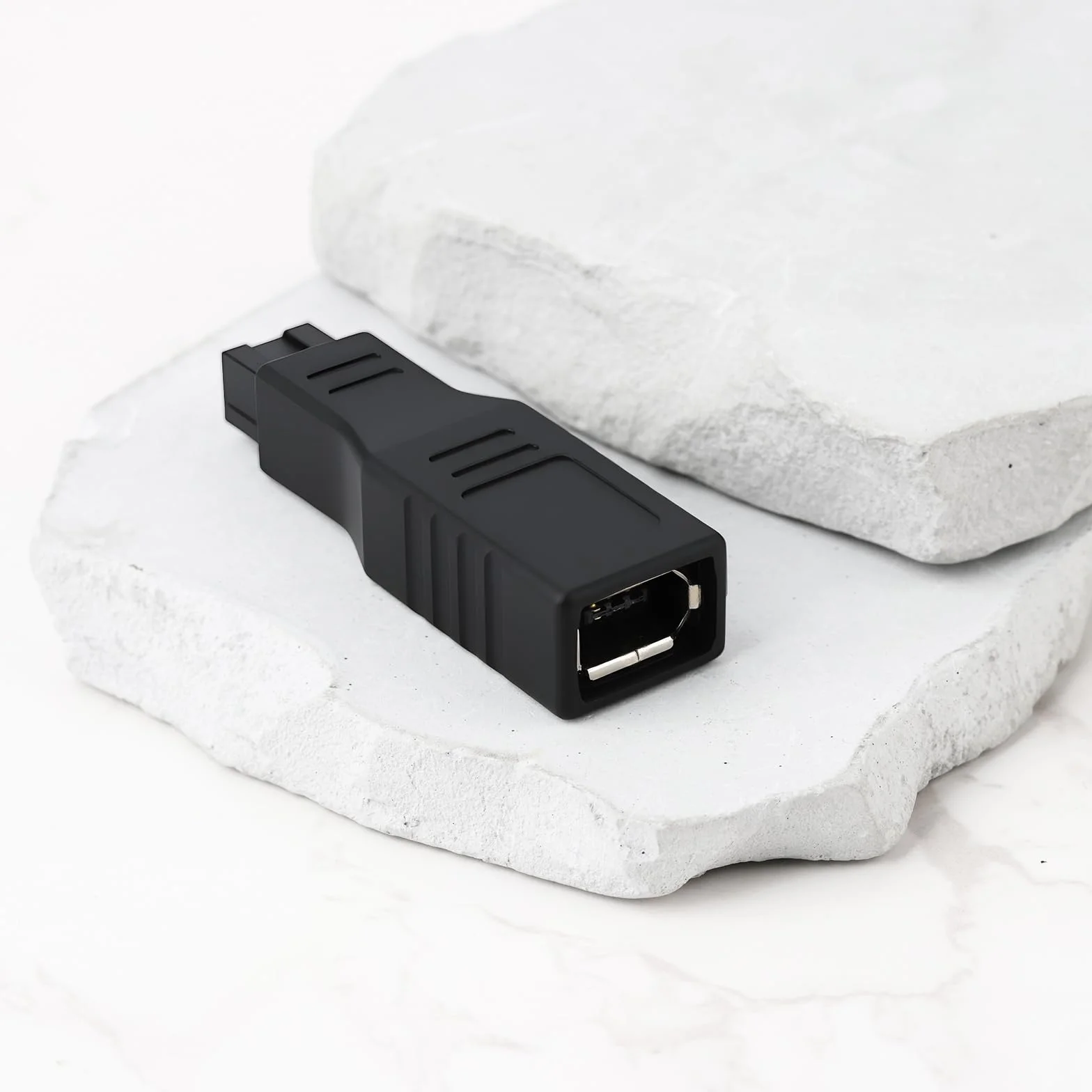 ECSiNG Lot de 2 Convertisseurs IEEE1394 6 Broches Femelle vers 9 Broches Mâle Compatible Firewire 400 800