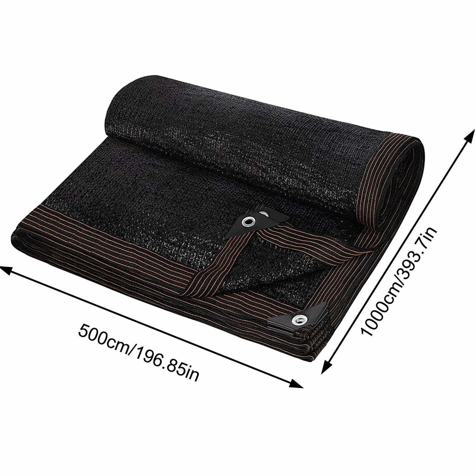 Filet de bassin à mailles fines 5x10m 6x12m bâche étang sans feuilles polyvalent noir rectangulaire