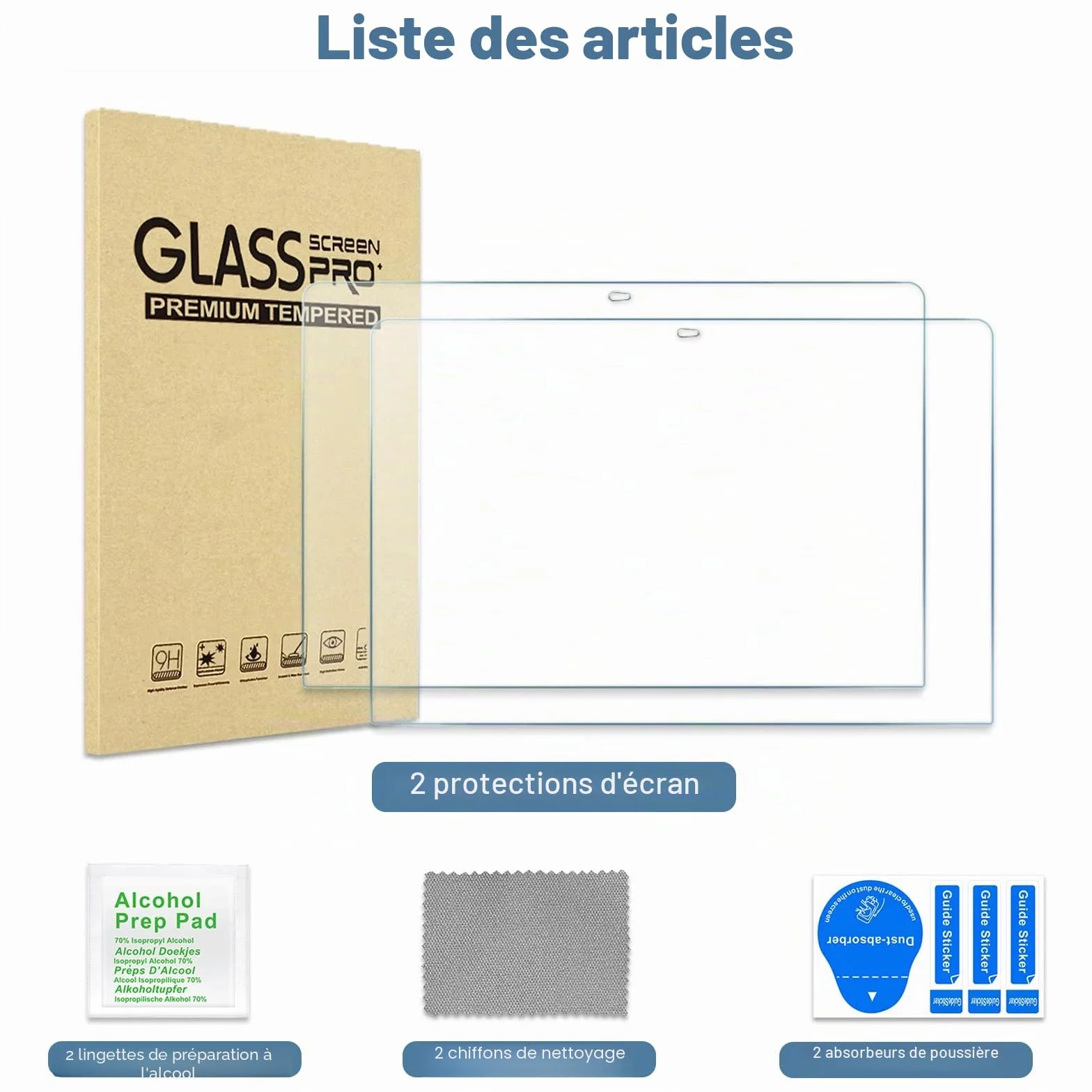 ProCase Verres Trempé MacBook Pro 13" M2 2022 M1 2020-2016 Air 13 Film Protection 0.2mm Dureté 9H