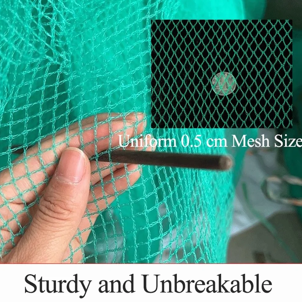 Filet Anti-grêle pour Jardin, Garden Hail Bird Netting Green Multiple Sizes | 14x50m
