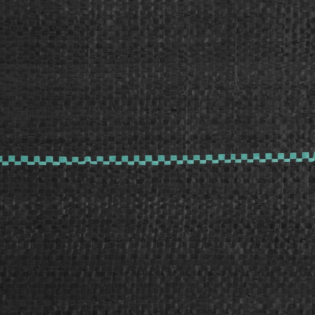 Membrane Anti-Mauvaises Herbes Noir 1,5x10 m PP géotextile pour Jardin terrasse pelouse Drainage séparation stabilisation Protection des Racines