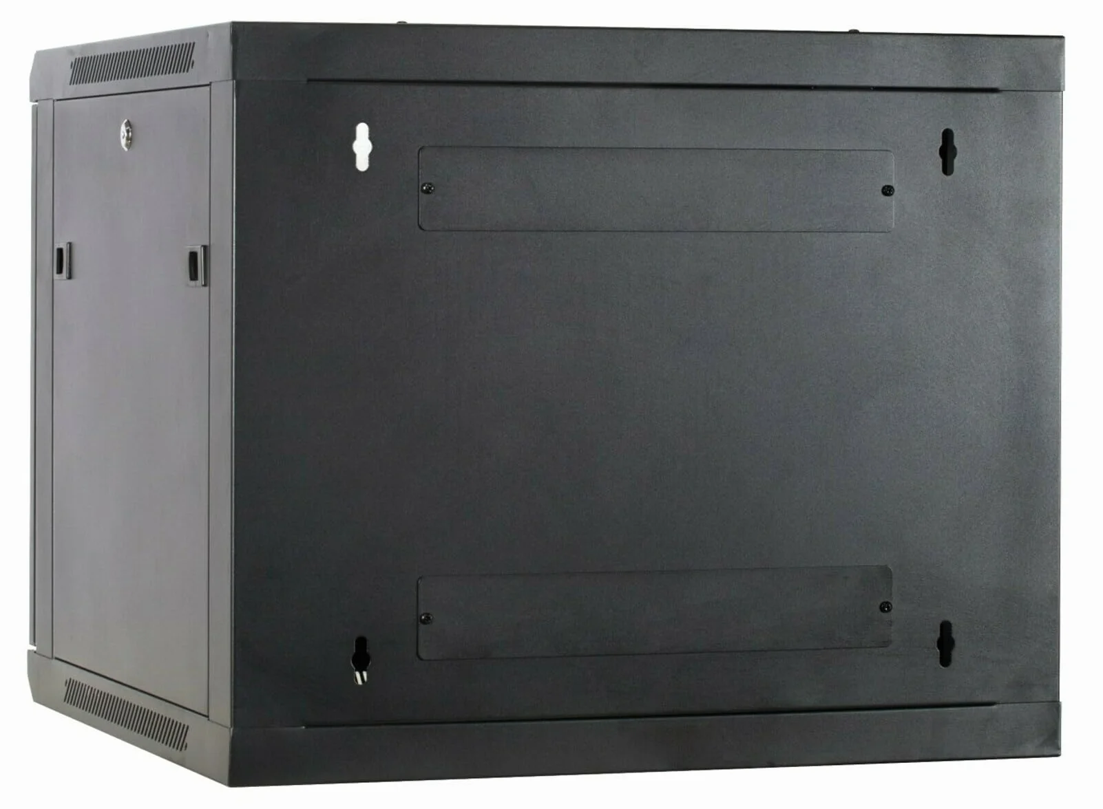 Baie Murale 9U avec Porte en Verre 600x600x500mm Noir