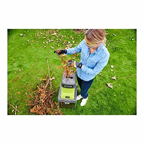 Pack RYOBI Broyeur de végétaux 2500W RSH2545B - Jeu de 2 lames pour broyeur RAC351