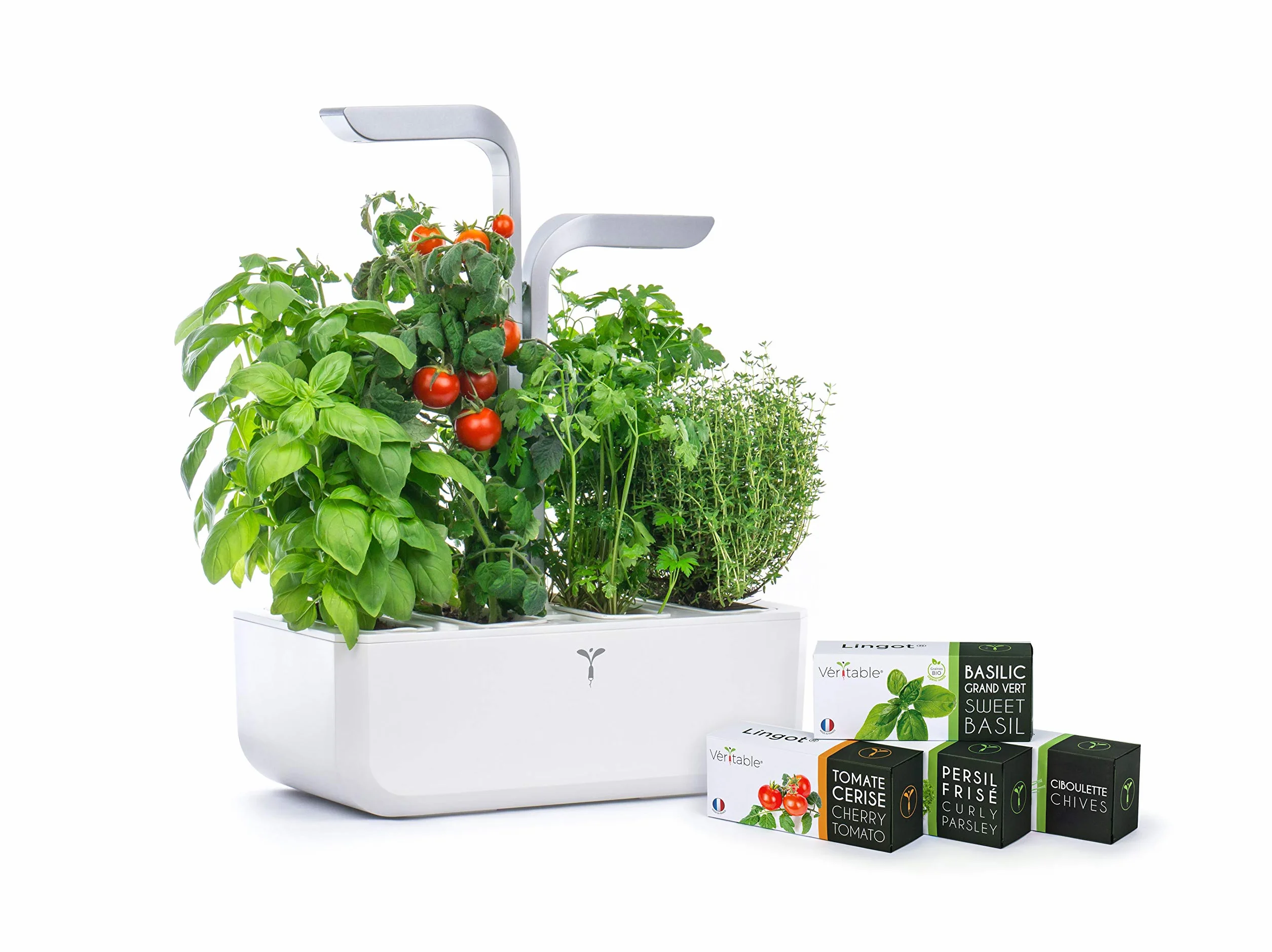Smart Potager d’Intérieur Fabriqué en France – Jardin Autonome Intelligent avec Technologie Adapt’ Light 4 Lingots