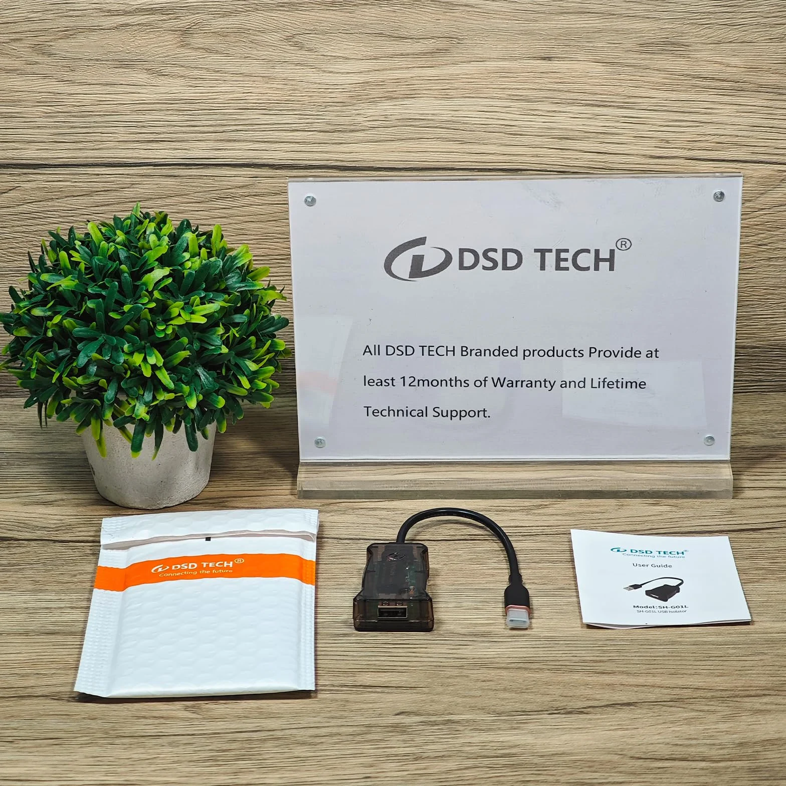 DSD TECH Isolateur USB-C 480M haute vitesse SH-G01C 0,5FT