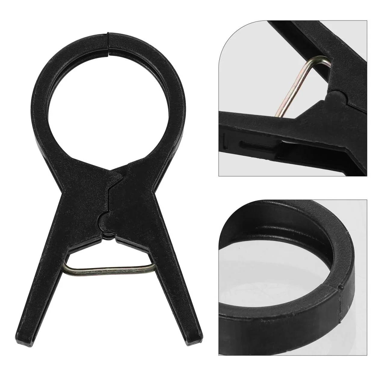 BESPORTBLE Lot de 100 clips de support de plantes en plastique durable pour tomates, concombres et fleurs, faciles à utiliser, clips de fixation de jardin pour plantes grimpantes et vignes