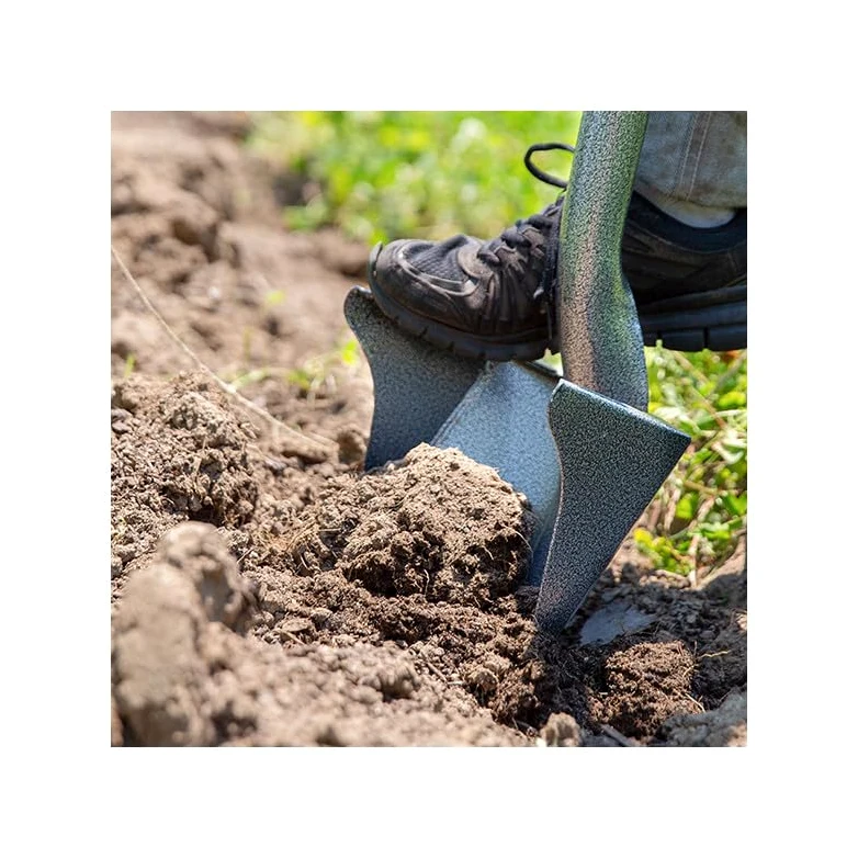 ROOTSLAYER - VENTEO - Pack RootSlayer™ - Noir - Adulte - RootSlayer™ + RootSlayer Pelle à rebords™ - Jardin - Acier de Carbone - Manche 360°