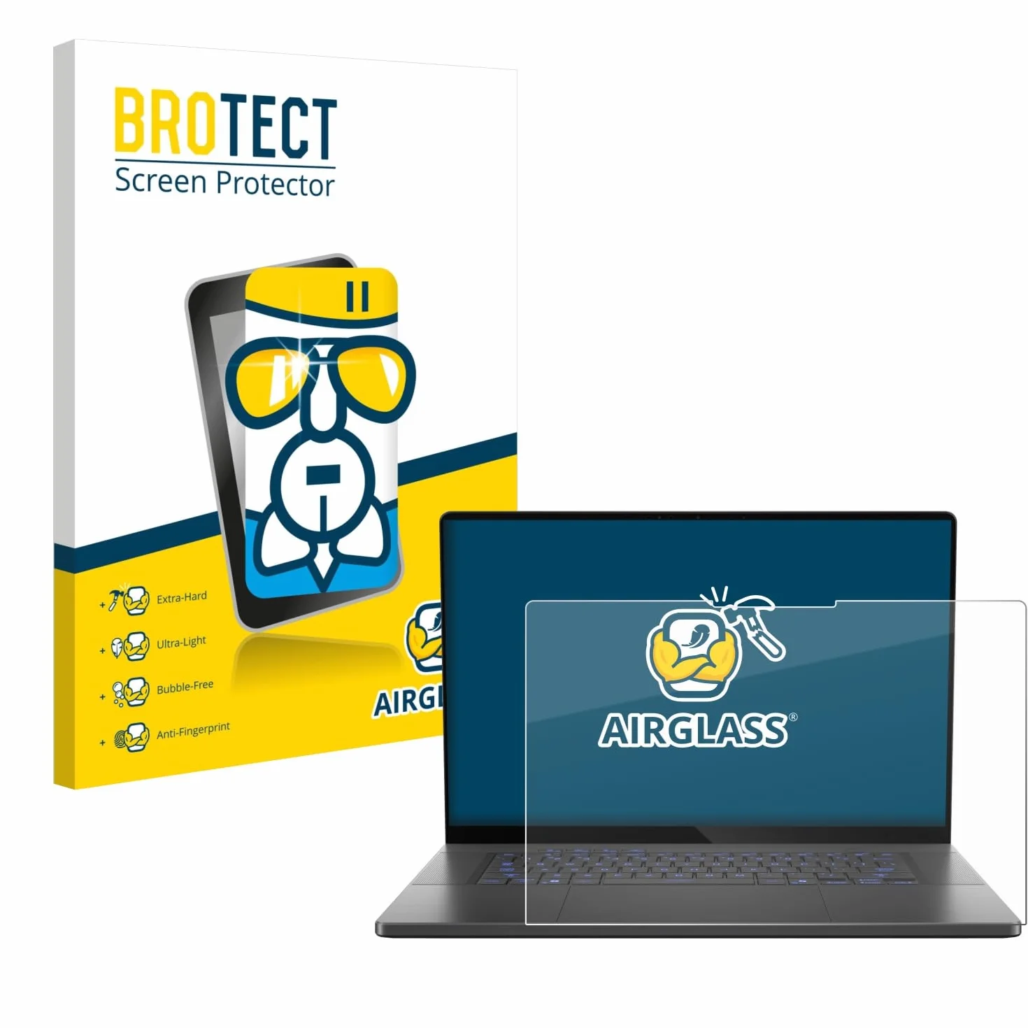 Brotect Protection Écran Verre pour ASUS ROG Zephyrus G16 2025 Film Protecteur Vitre 9H Anti-Rayures Transparent