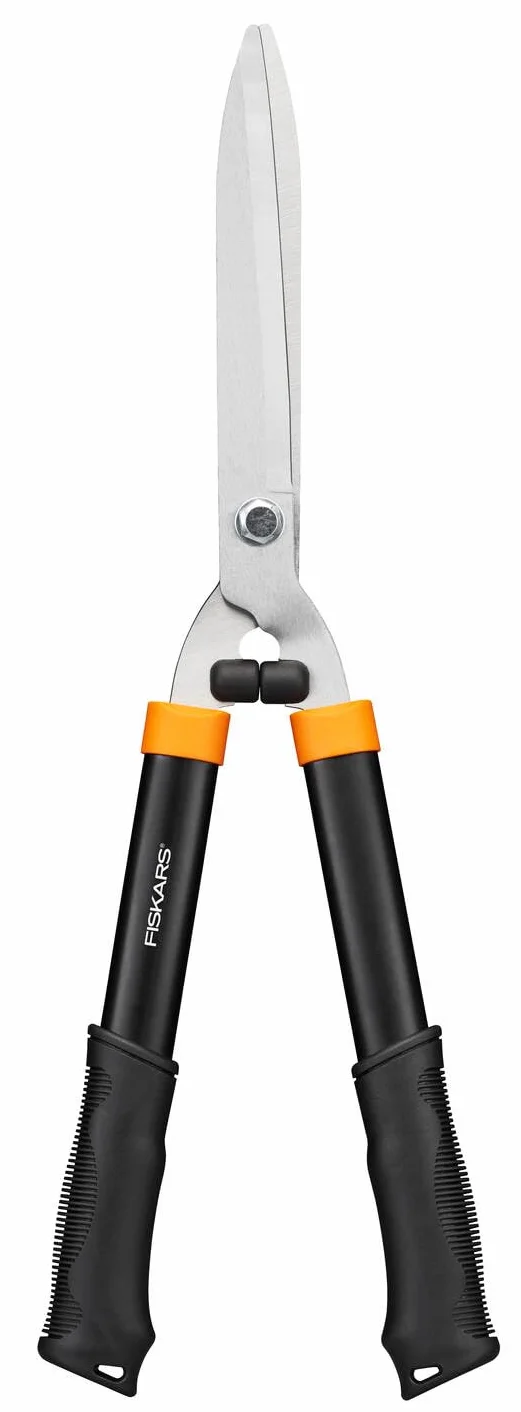 Fiskars Cisaille à haies HS21, 59 cm, Lames en acier trempé, Noir/Orange