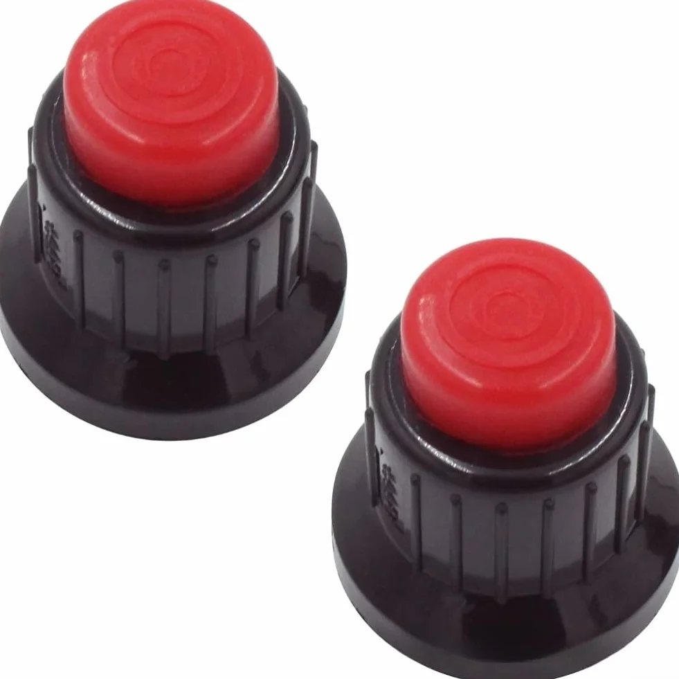 Capuchons d'interrupteur d'allumage à impulsion remplaçables avec ressort pour chauffage de terrasse extérieur - Lot de 2