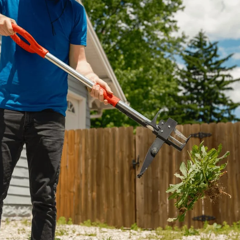 Venteo - Désherbeur lame en V + Extracteur de mauvaises herbes - ROOTSLAYER - Outils de Jardin multifonction - Facile d'utilisation - Acier de carbone