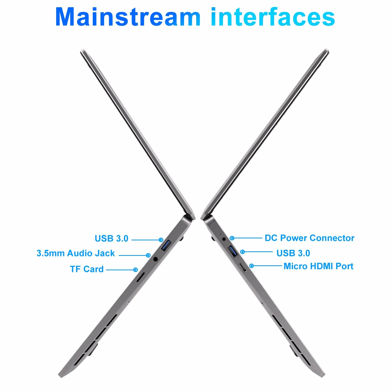 Ordinateur Portable 14 Pouces Celeron N4000 6GB RAM 128GB SSD WiFi Bluetooth