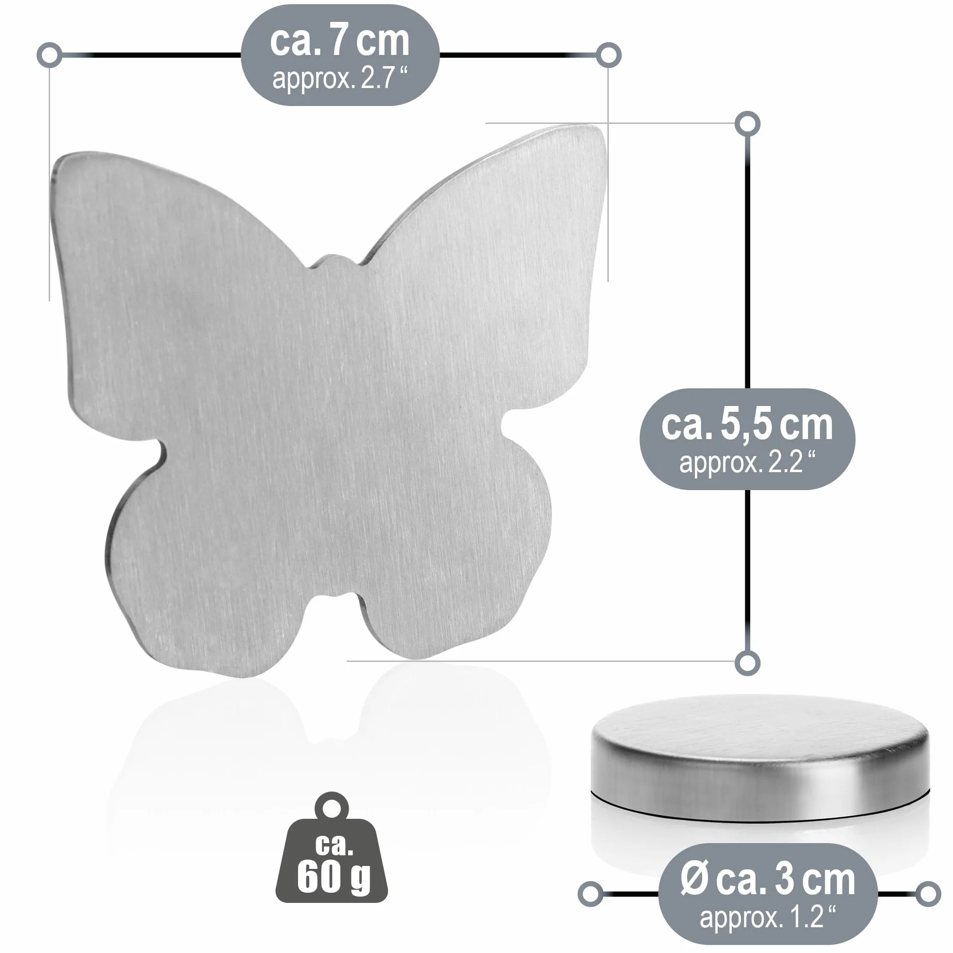 Poids Nappe magnétique Acier Inoxydable 4X Fixations Lourdes Aimant Pinces Maintien Tissu Table