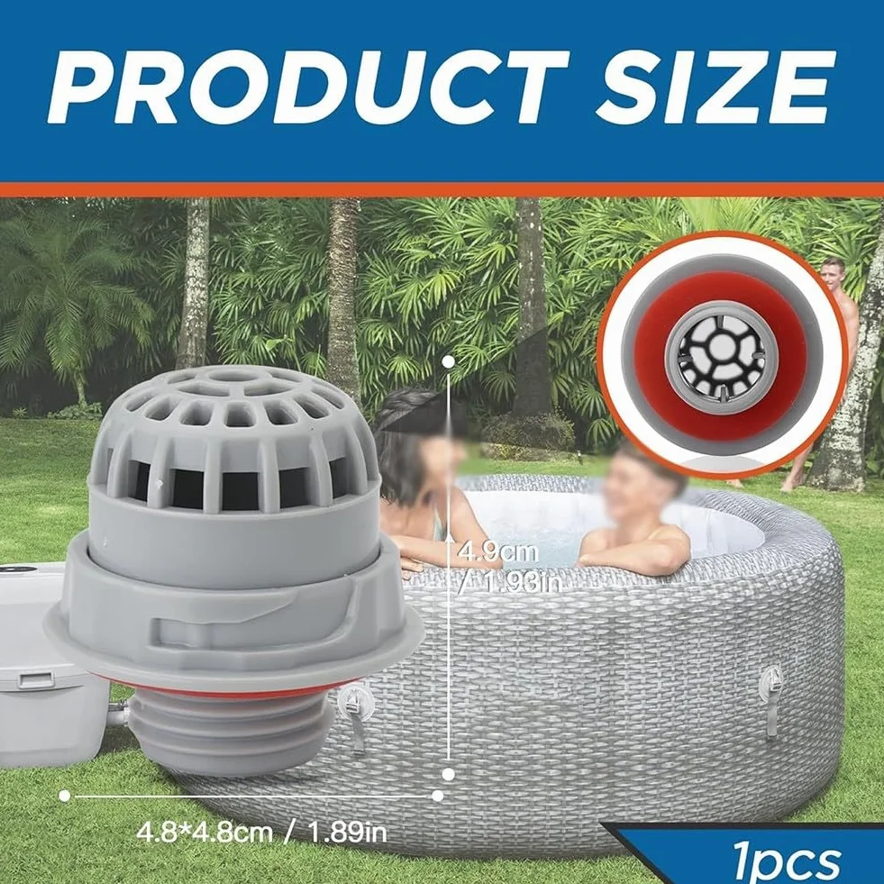 Distributeur de débris à vis pour jacuzzi gonflable compatible Lay Z