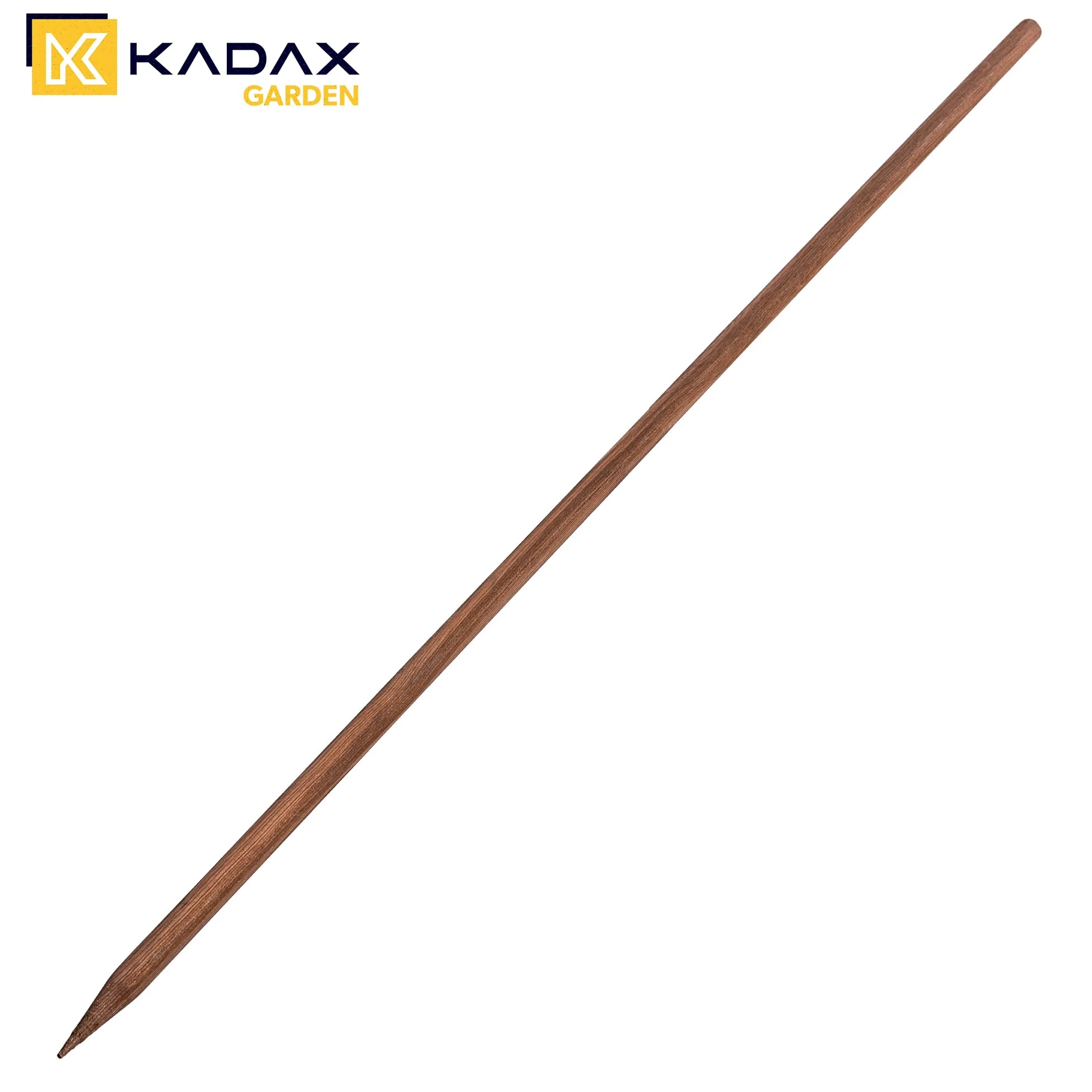 KADAX Bâtons en bois 150 cm x 23 mm, lot de 10, tuteurs en bois imprégné, piquets en bois comme aide à l'ascension pour plantes, arbres, tomates et arbustes, tuteur pour tomates