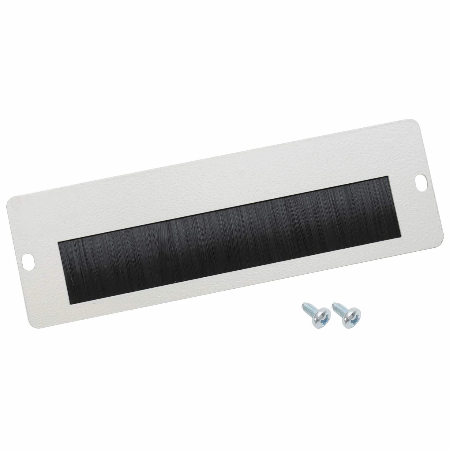 Passe-câbles avec Brosse pour Armoire de Serveur 10 Pouces Gris Clair