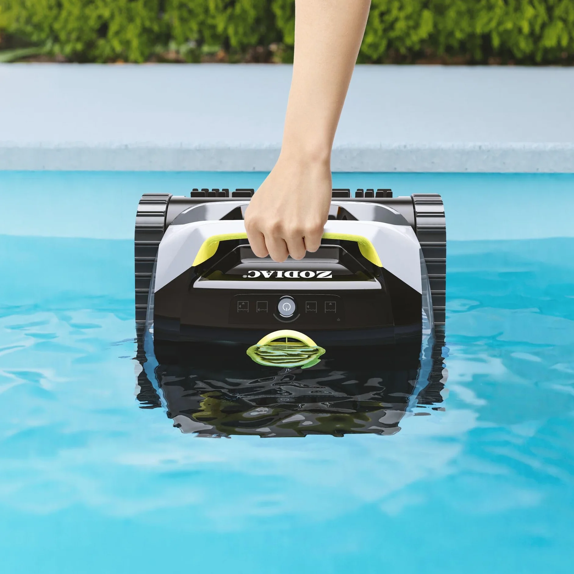 Zodiac Freedom Lite Robot de Piscine sans Fil avec Batterie au Lithium, Nettoyage Sol Parois Ligne d'Eau, Double Filtration 3 Heures